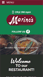 Mobile Screenshot of eatmarinos.com